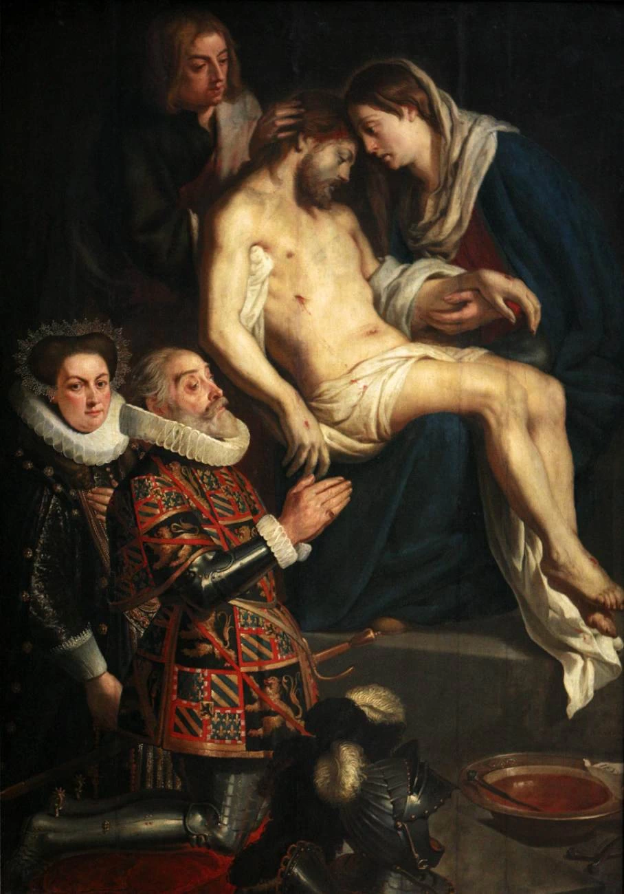 La Pietà con donatori - Musées Royaux des Beaux, Arts, Brussels